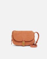 Borsa a tracolla piccola in suede arrotondata -  | Pinko