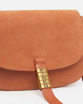 Borsa a tracolla piccola in suede arrotondata -  | Pinko