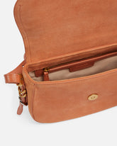 Borsa a tracolla piccola in suede arrotondata -  | Pinko