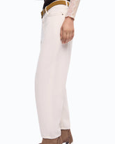 Egg-fit cotton bull trousers -  | Pinko