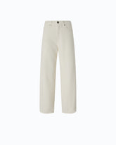 Egg-fit cotton bull trousers -  | Pinko