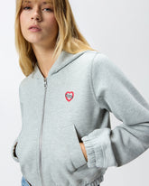 Felpa corta stile bomber con cappuccio -  | Pinko