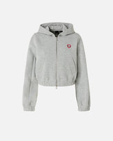 Felpa corta stile bomber con cappuccio -  | Pinko