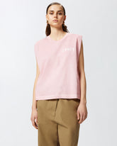 T-shirt smanicata con logo PINKO -  | Pinko