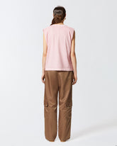 T-shirt smanicata con logo PINKO -  | Pinko