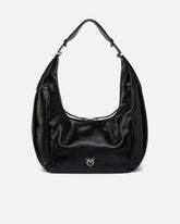 Borsa grande a spalla Hobo Slouchy in pelle lucida -  | Pinko