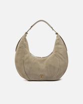 Borsa a spalla grande Hobo in suede con manico in pelle -  | Pinko