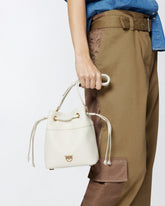 Secchiello a spalla piccolo in pelle -  | Pinko