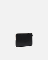 Pochette squadrata da polso in pelle con logo uccellini -  | Pinko