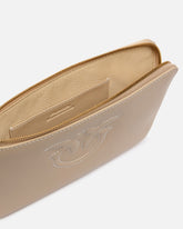 Pochette da polso in pelle con logo uccellini -  | Pinko