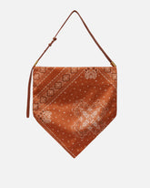 Borsa a spalla Foulard misura media in tessuto stampa bandana -  | Pinko