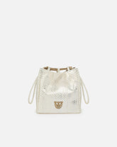 Mini pochette a secchiello rettile laminato PINKO Galleria -  | Pinko