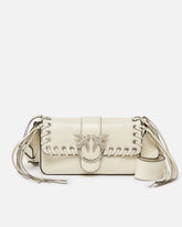 Borsa a spalla soft Love Bag Slouchy con frange -  | Pinko
