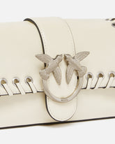 Borsa a spalla soft Love Bag Slouchy con frange -  | Pinko