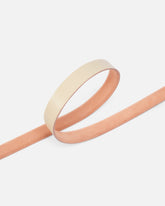 Cintura sottile 2cm in suede con anellini logati -  | Pinko