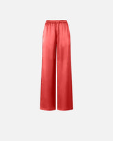 Pantaloni palazzo stile pigiama in satin -  | Pinko