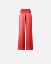 Pantaloni palazzo stile pigiama in satin -  | Pinko