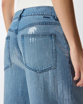 Jeans in denim full paillettes -  | Pinko