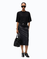 T-shirt con strass e logo -  | Pinko