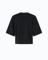 T-shirt con strass e logo -  | Pinko
