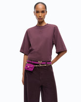 T-shirt con maniche ampie e logo Love Birds -  | Pinko