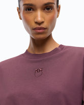 T-shirt con maniche ampie e logo Love Birds -  | Pinko