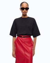 T-shirt con maniche ampie e logo Love Birds -  | Pinko