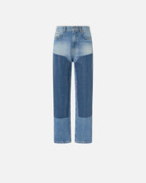 Jeans dritti con mini borchie strass -  | Pinko