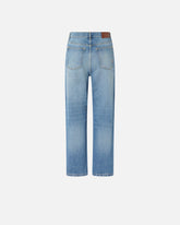 Jeans dritti con mini borchie strass -  | Pinko
