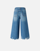 Jeans bermuda lungo con orlo distressed -  | Pinko