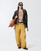 Wide-leg workwear trousers with pockets -  | Pinko