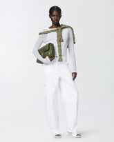Wide-leg workwear trousers with pockets -  | Pinko