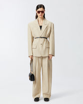 Canotta in satin di seta stretch -  | Pinko