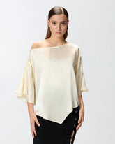 Blusa in satin effetto stropicciato -  | Pinko