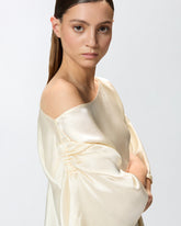Blusa in satin effetto stropicciato -  | Pinko
