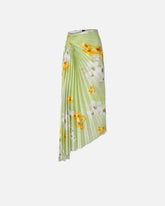 Gonna midi plissè con stampa floreale -  | Pinko