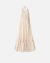 Wide long dress with open back -  | Pinko