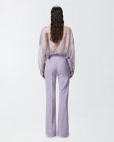 Pantaloni eleganti svasati in lino -  | Pinko