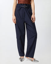 Pantaloni cargo con cintura abbinata -  | Pinko