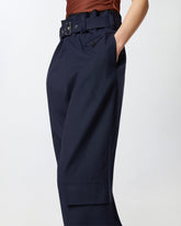 Pantaloni cargo con cintura abbinata -  | Pinko