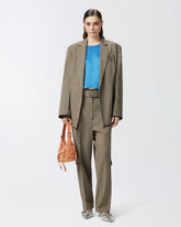 Pantaloni cargo con cintura abbinata -  | Pinko