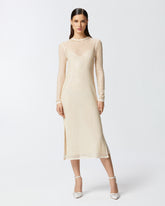 Abito midi rete paillettes -  | Pinko