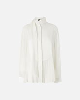 Camicia elegante trasparente con inserto in satin -  | Pinko