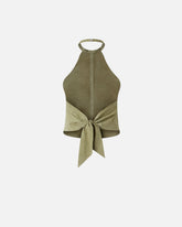 Open-back suede top -  | Pinko