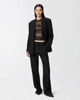 Top senza maniche crochet traforato -  | Pinko
