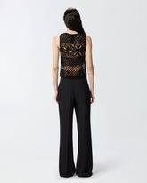 Top senza maniche crochet traforato -  | Pinko