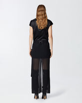 Gonna lunga in georgette con tasche -  | Pinko