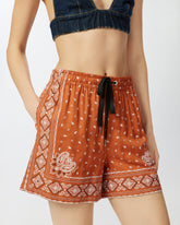 Pantaloncini corti stampa bandana -  | Pinko