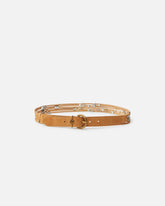 Cintura 3cm in suede con passanti -  | Pinko