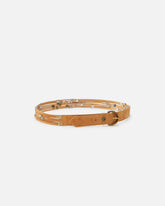 Cintura 3cm in suede con passanti -  | Pinko